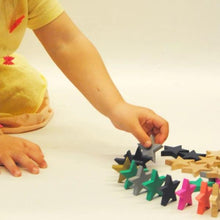 Load image into Gallery viewer, Tanabata Wooden Stars Dominoes