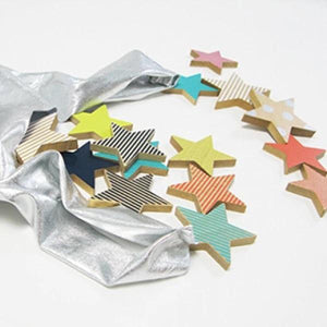 Tanabata Wooden Star Cookies